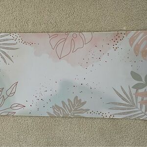 Pastel Floral Desk Mat